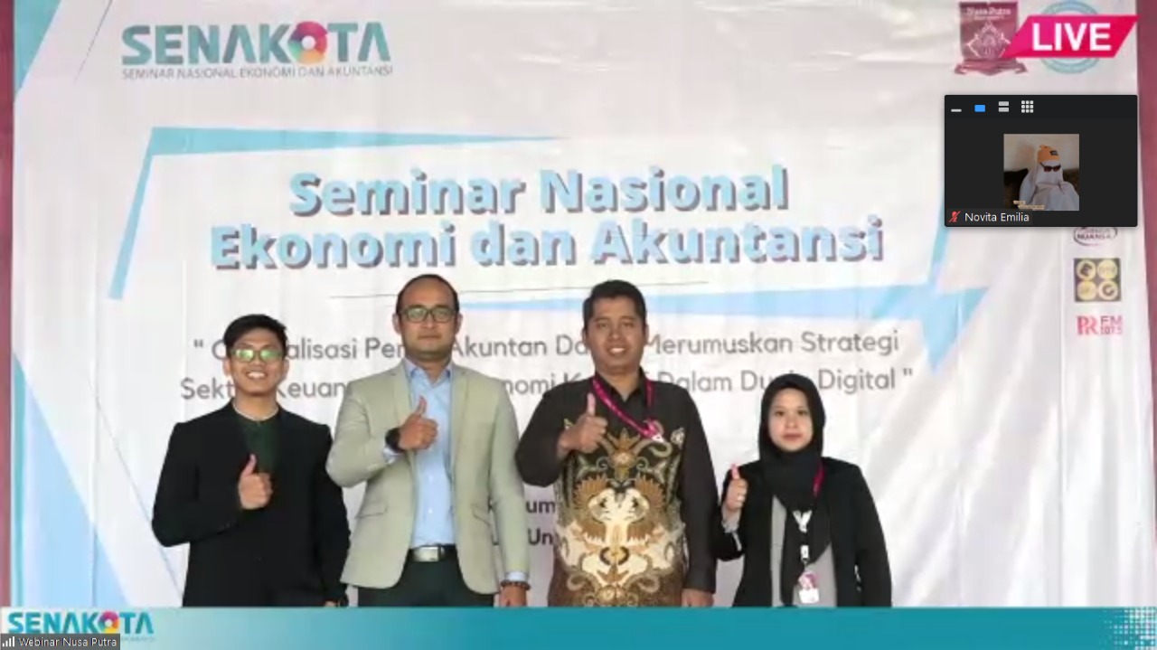 Presenting Minister of Tourism and Creative Economy Sandiaga Uno, Nusa Putra Accounting Study Program Successfully Held The Second Year National Seminar