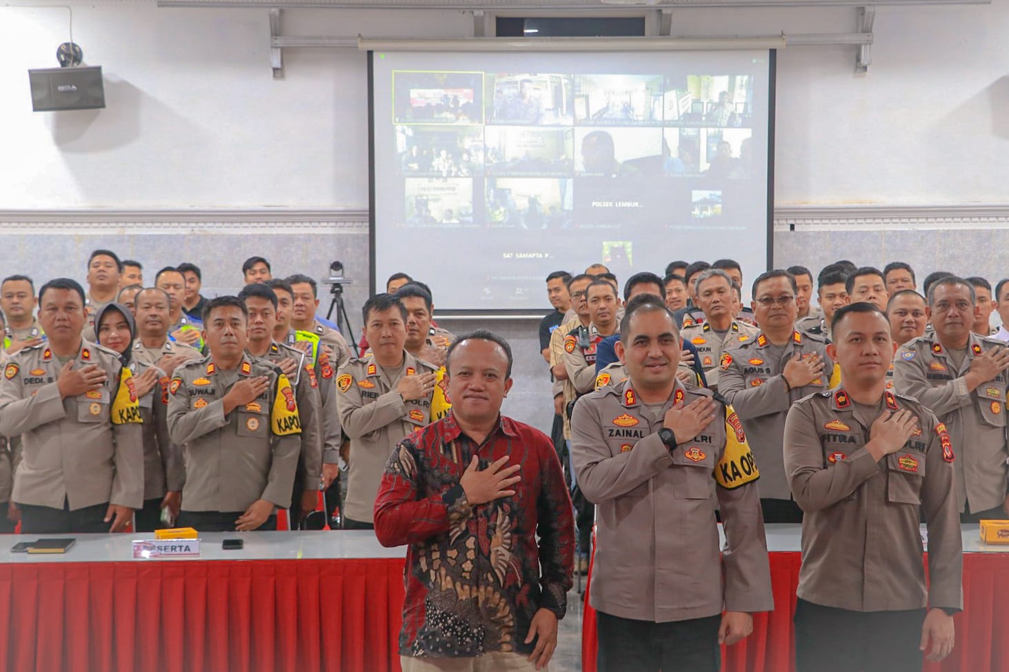 Tingkatkan Keterampilan dan Etika Pelayanan Publik, Polres Sukabumi Kota Gandeng Rektor Nusa Putra