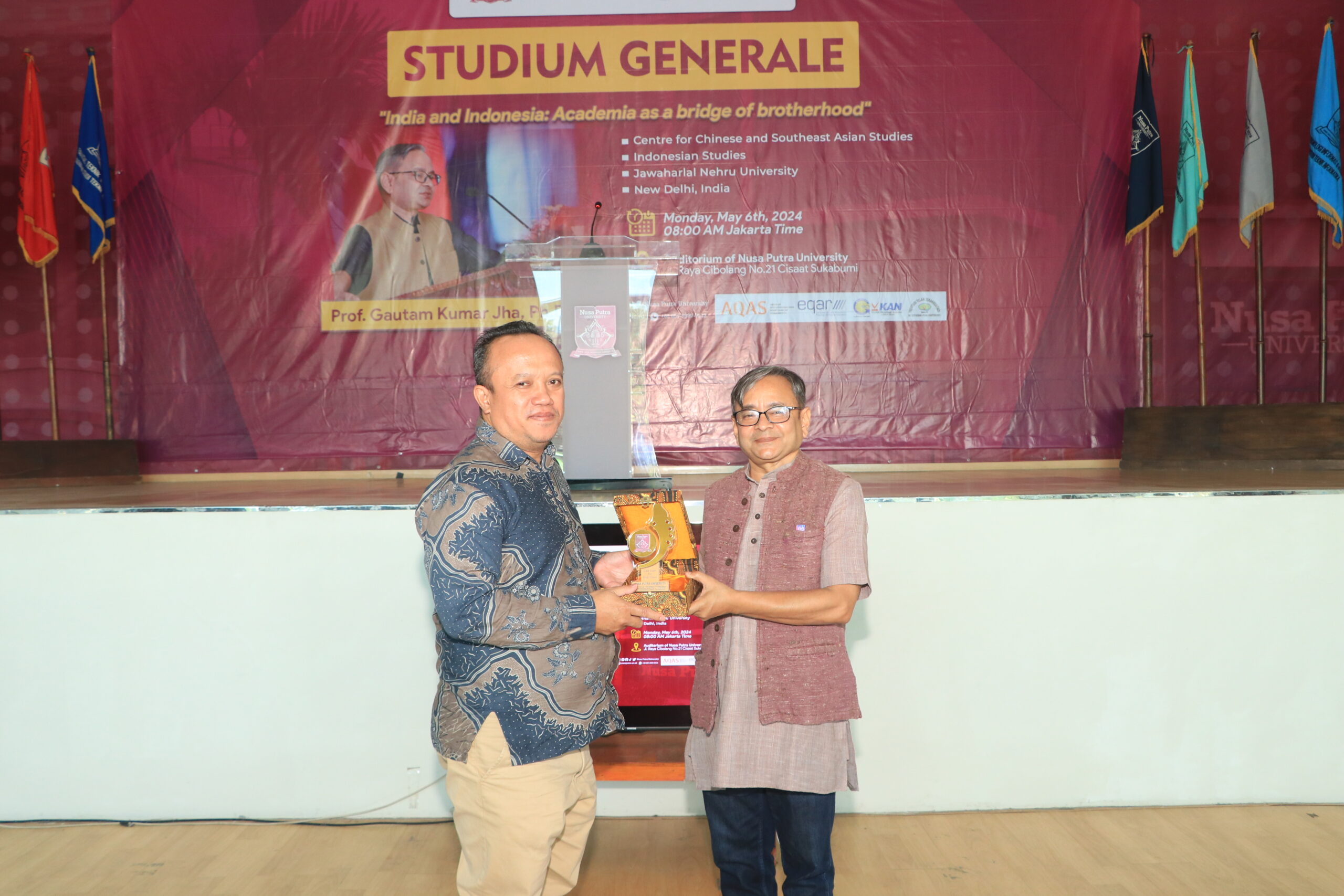 Public Lecture “India and Indonesia Academia as a Bridge of Brotherhood” with Professor of International Relations from Jawaharlal Nehru University, India